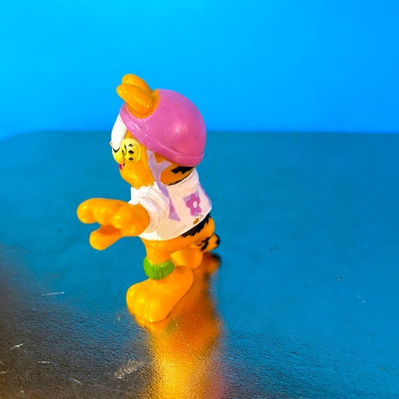 GARFIELD THE CAT VTG 1981 COMIC STRIP CHARACTER COLLECTIBLE PVC TOY 2” - Picture 6 of 9